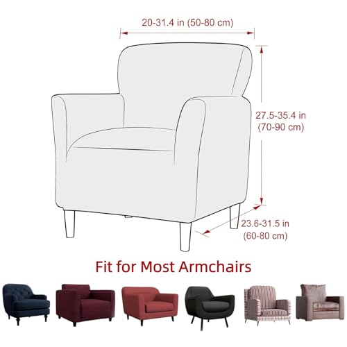 Stretch Velvet Armchair Slipcover - Anti-Slip Furniture Protector
