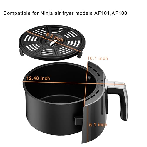 4QT Air Fryer Basket and Crisper Plate Non-Stick Replacement Part