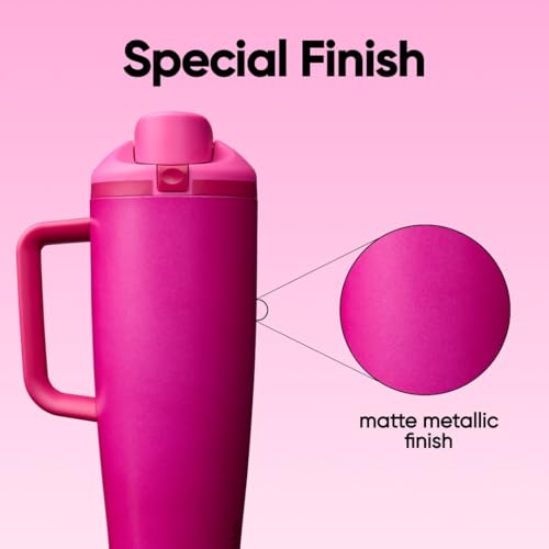 Owala FreeSip 40 oz Stainless Steel Water Bottle Read My Lips