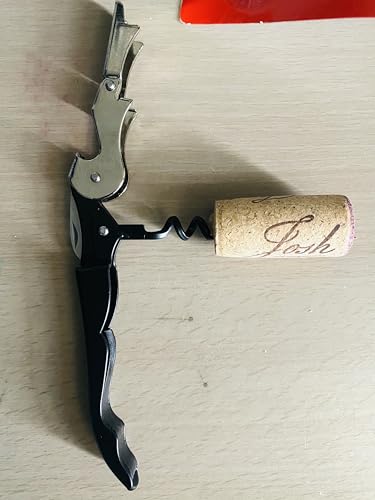 Winged Corkscrew Wine Opener with Bottle Opener - Stainless Steel, Ergonomic Design