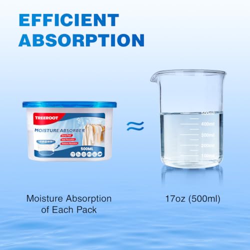 16 Pack Moisture Absorber Buckets for Closet and Wardrobe, 10.6 oz