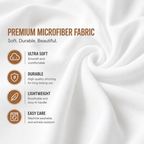 Twin XL Ruffled Dorm Bed Skirt - 32 Inch Extra Long Drop Dust Ruffle