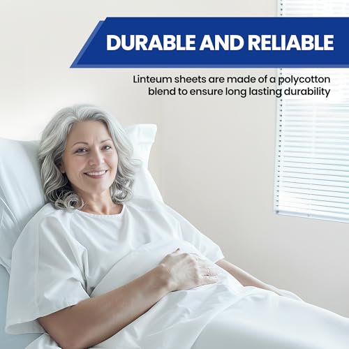 Twin Flat Sheet Set - 3-Pack, 66x104 Inches, Durable Poly Cotton Blend