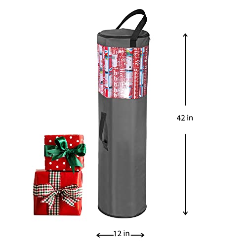 Wrapping Paper Storage Bag 42-Inch Under Bed Gift Wrap Organizer