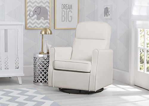 Slim Nursery Swivel Glider Rocker Chair - Cream