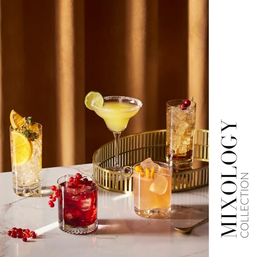 Krosno Water Glasses Set of 6, 300ml (10 oz), Mixology Collection – Elegant Durable Glassware