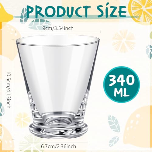 Sliner 4 Pack Mint Julep Cups - 12oz Derby Cocktail Glasses for Parties