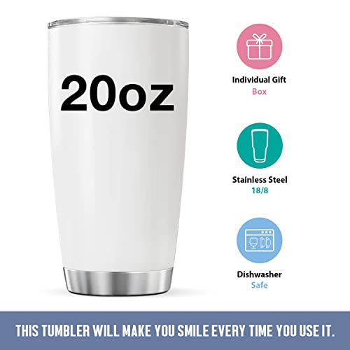 Sister Tumbler 20 oz Insulated Travel Mug - CUBICER Sister Gift Stainless Steel