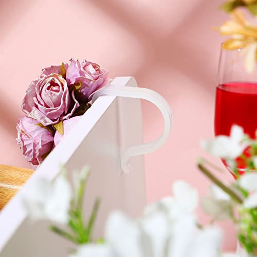 24-Pack Plastic Church Pew Clips for Wedding Aisle Decor & Railings