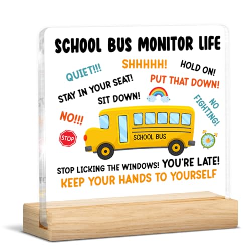 Thank You Gift for School Bus Driver Retirement Farewell Birthday Christmas - School Bus Driver G