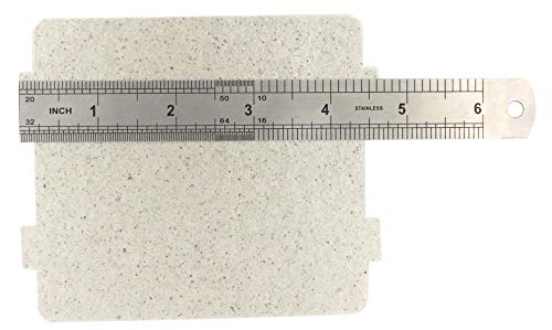 2 PCS Microwave Oven Mica Sheet Waveguide Cover 4 x 4.27 Inch Replacement