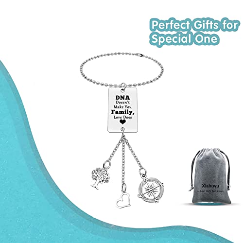 Step Parent Gift Ornament DNA Doesn't Make You Family Love Does Car Decor