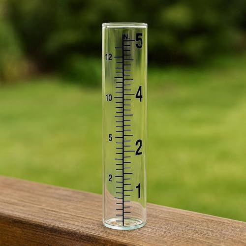 Small Replacement Rain Gauge Glass - 5.25" Height