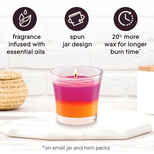 2-in-1 Scented Candle Jars: Hawaiian Breeze & Vanilla Passion Fruit (2 Pack)
