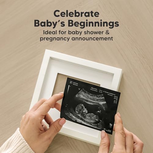 Baby Hand and Footprint Frame Kit with Quick Dry Clay - Newborn Keepsake