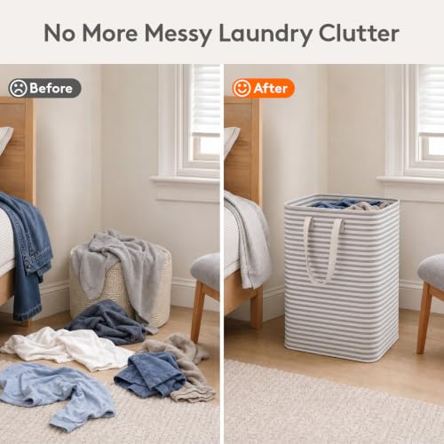 Lifewit 2-Pack 80L Large Collapsible Laundry Basket & Hamper