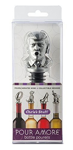 Trump Wine Aerator Pourer - Stainless Steel Decanter Spout for Red & White Wine - Chris's Stuff