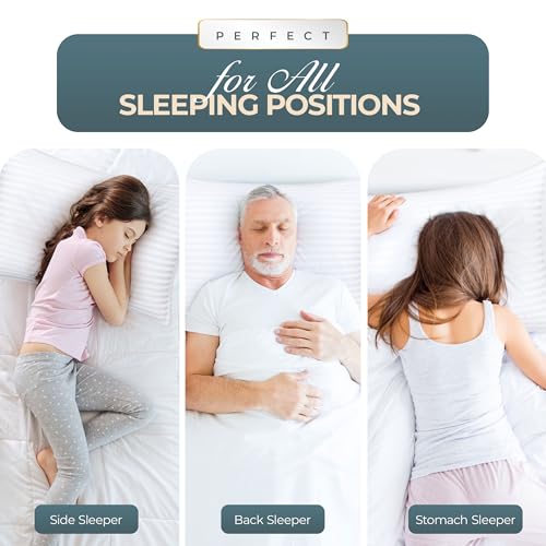 Utopia Bedding Queen Bed Pillows Set of 2 - Down Alternative Hotel Quality