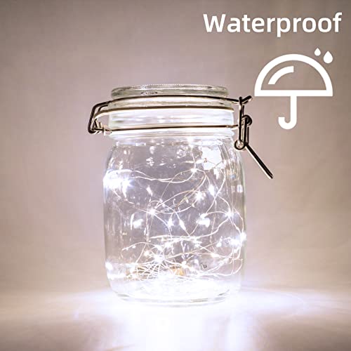 20 Pack Battery Operated LED Fairy String Lights - 6.6ft Silver Wire