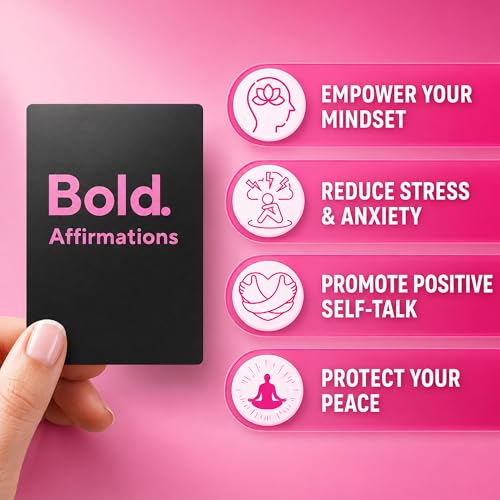 Bold Badass Affirmation Cards for Women, 200 Daily Motivations - 200 Affirmations