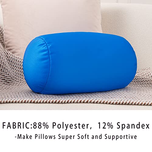 Soft Microbead Travel Neck Pillow - 7x12 Inch Support for Kids & Adults