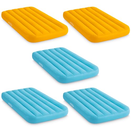 Kids Inflatable Airbed with Carry Bag, 34.5" x 62" x 7" - 5 Pack