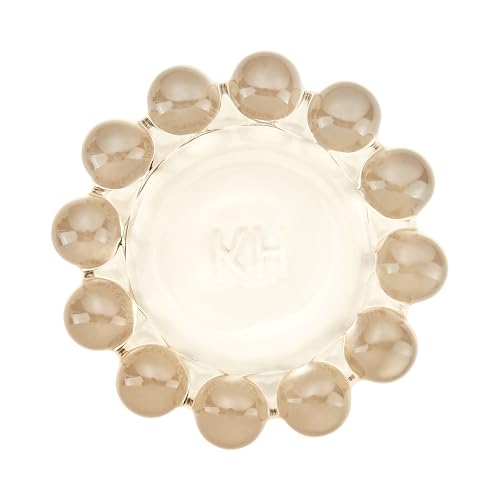 Chic Bubble Glass Candle Dish – Modern Decorative Tray for Tealights
