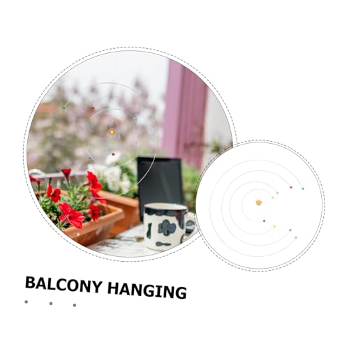 Modern Atom Hanging Mobile Sculpture Nordic Style Space Science Decor