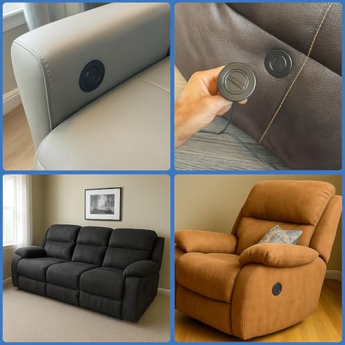 2-Button 5-Pin Power Recliner Hand Control Replacement for Lift Chairs