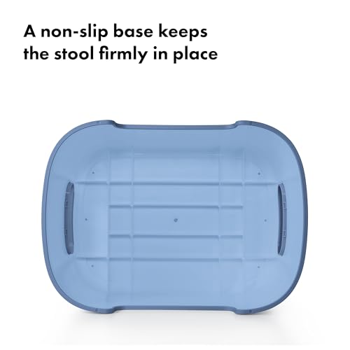 Non-Slip Toddler Step Stool for Bathroom and Kitchen, 7-Inch Height