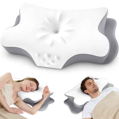 Ergonomic Memory Foam Cervical Neck Pillow for Pain Relief