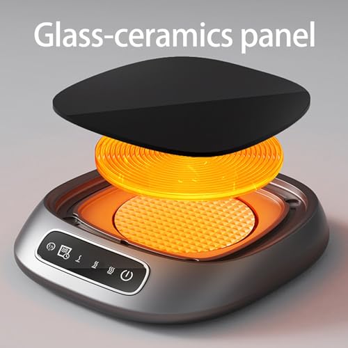 Rechargeable Cordless Coffee Mug Warmer - Portable Electric Drink Heater for Desk & Travel