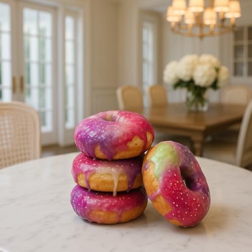 Gluten-Free Unicorn Donut Baking Kit for Kids with Silicone Pan