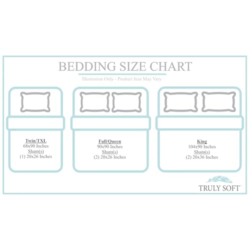 Pleated Twin XL Duvet Set - White Microfiber Polyester, 2-Piece