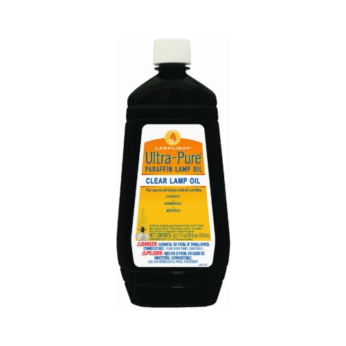 Ultra Pure Lamp Oil - Clear 18 oz for Odorless Flame