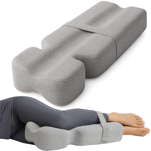 Memory Foam Leg Pillow for Side Sleepers - Hip & Knee Pain Relief
