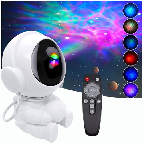 Astronaut Galaxy Projector Star Light with Remote and Timer