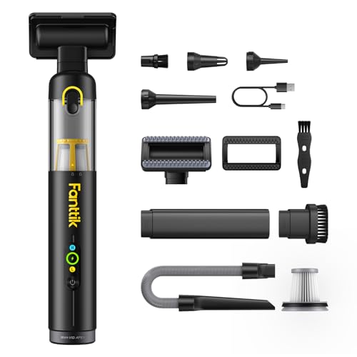 Fanttik Slim V10 APEX Cordless Car Vacuum - 19kPa 4-in-1 Mini Handheld