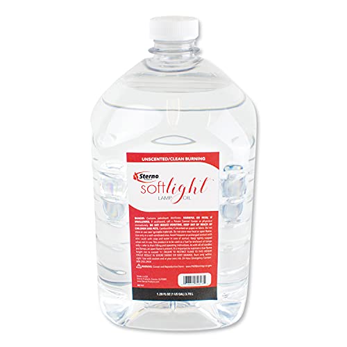 Premium Liquid Paraffin Lamp Oil - 1 Gallon, Unscented, Clean Burn