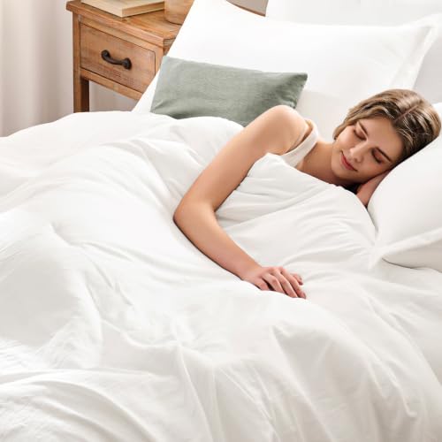 Queen Comforter Set - 3 Piece Prewashed Down Alternative Bedding