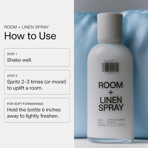 Essential Oil Room & Linen Spray - Non-Toxic Fabric Freshener, 3.4 fl oz