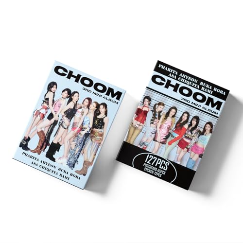 127-Piece Photocard and Sticker Set - Collectible Photo Cards for Fans