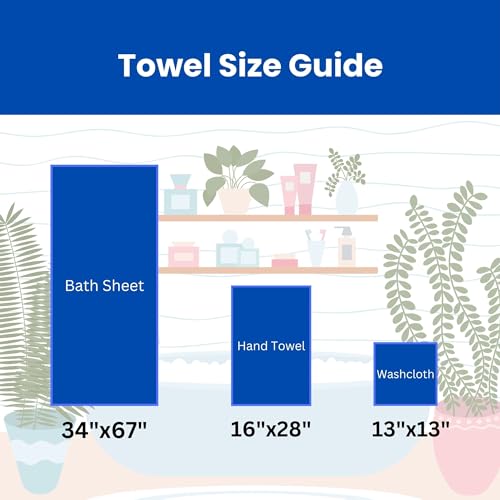 Waffle Hand Towel - 100% Cotton Quick-Dry Bathroom & Kitchen Towel, Beige