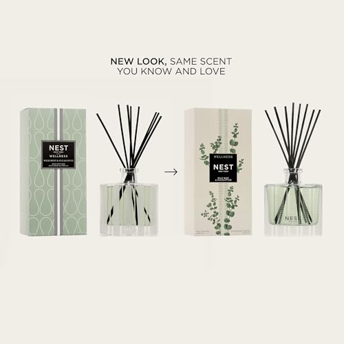 Wild Mint & Eucalyptus Reed Diffuser - 5.9 fl oz Home Fragrance Set