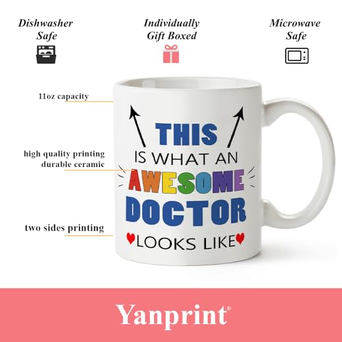 11oz Thank You Doctor Mug - Appreciation Gift for Medical Professionals
