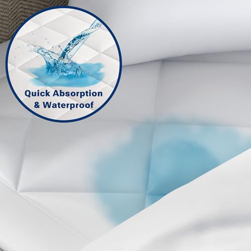 Waterproof Queen Sofa Bed Mattress Protector, 60x72, Diamond Quilting