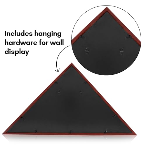 Large Memorial Burial Flag Display Case for 5x9.5 Foot Folded Flag
