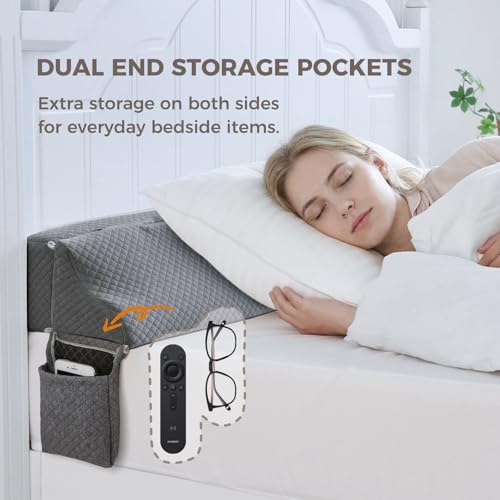 King Size Bed Wedge Gap Filler Pillow - Adjustable & Foldable