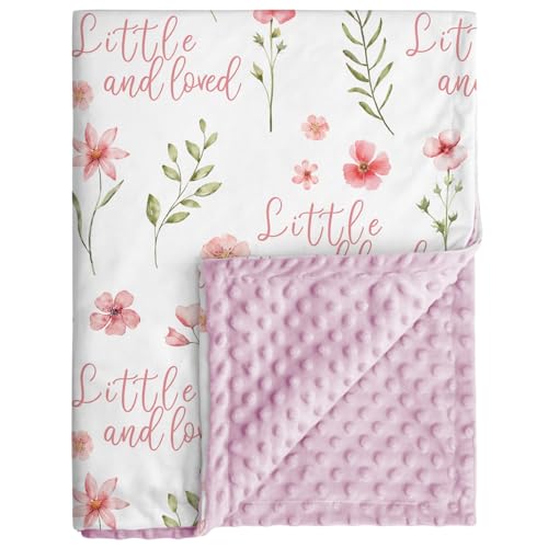 CIVARUA KIDS Fleece Baby Blanket - Soft Minky Receiving Blanket 30"x40"