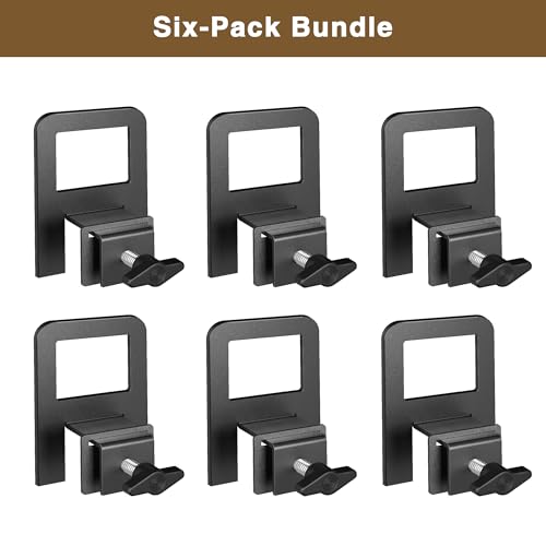 Adjustable Anti-Slip Mattress Slide Stoppers for Metal Bed Frames - 6 Pack